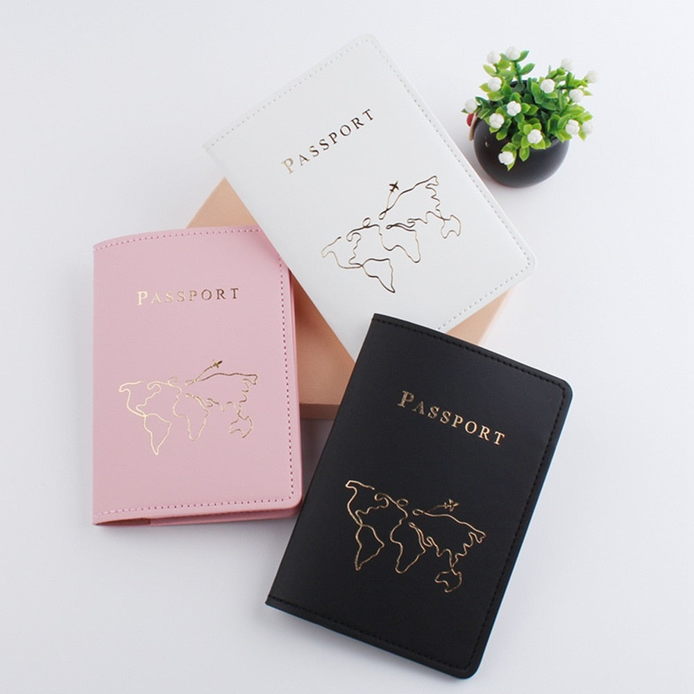 2 pcs Set Passport Cover & Luggage Tag