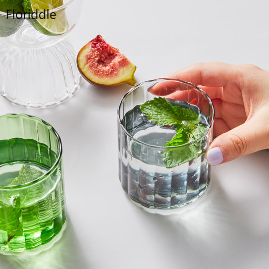 Modern Short Drinking Glasses in 6 Colors