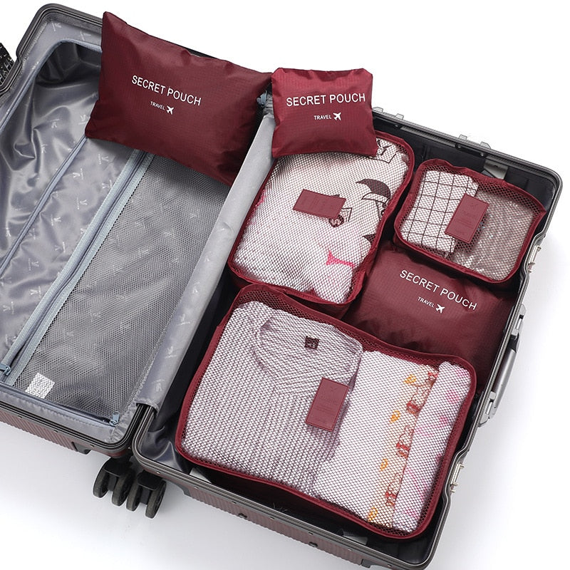 6PCS Travel Organizer Cube Bags