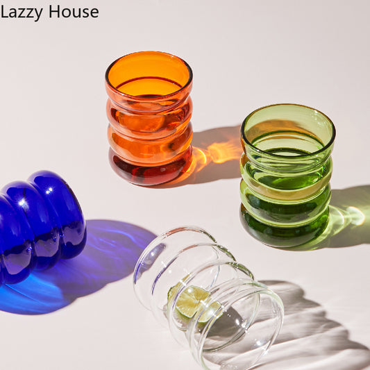 Modern Colored Glass Tumblers