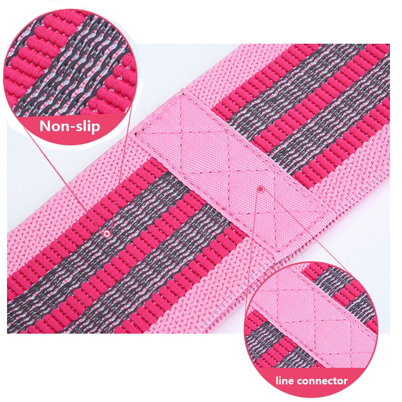 Fitness Resistance Band with Cloth to Prevent Slipping and Pinching