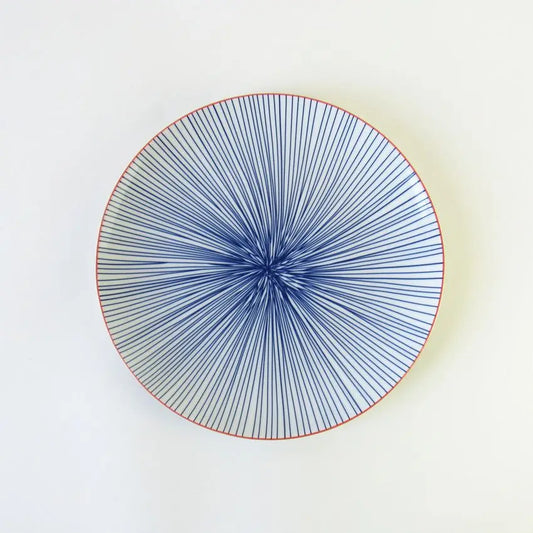 Modern Blue Line Plates (Sold Seperately)