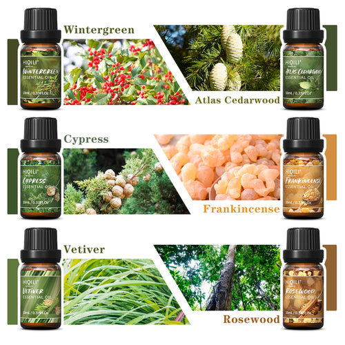 High Quality Life - Woodsy Aromatherapy 100% Pure Oil - Gift Set