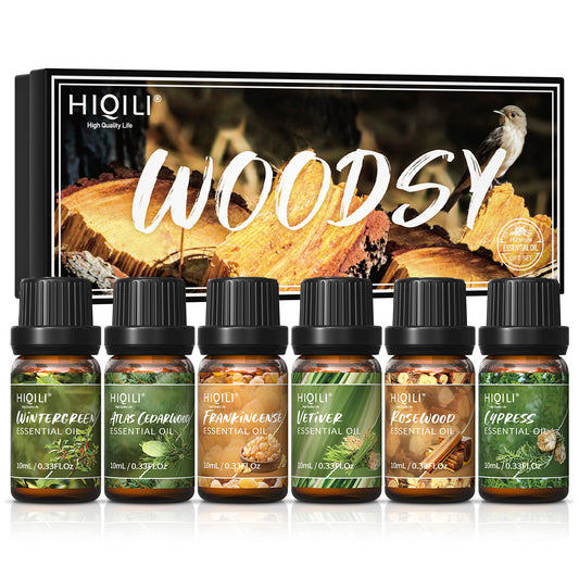 High Quality Life - Woodsy Aromatherapy 100% Pure Oil - Gift Set