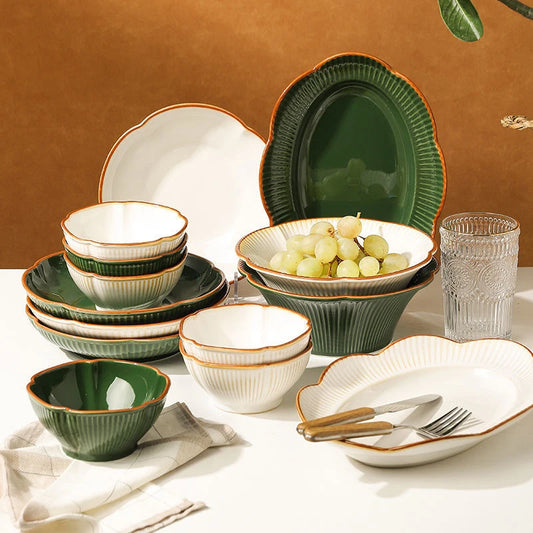 Modern Luxurious Ceramic Dish Set (Sold Separately)