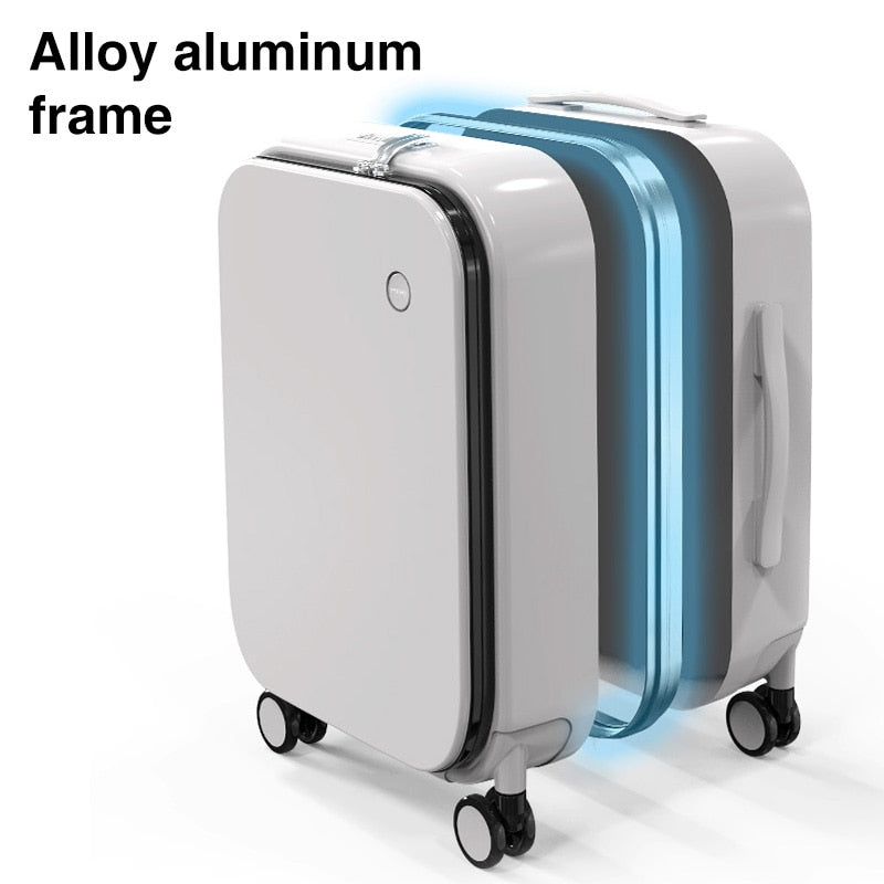 New Mixi Aluminum Frame Suitcase