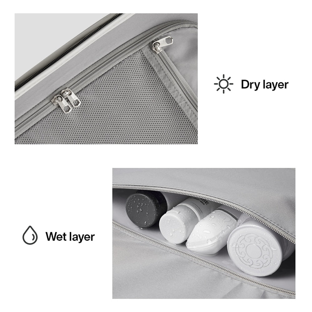 New Mixi Wide Handle Travel Luggage Suitcase