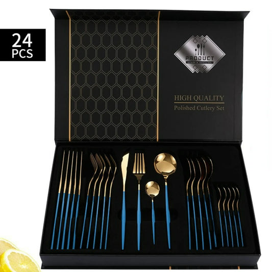 Modern Polished Cutlery Set (6 person Set)