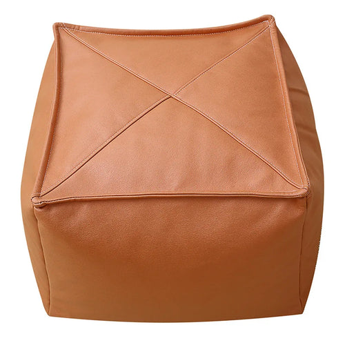 Vegan Leather Square Tatami Meditation Cushion Covers (Unstuffed)