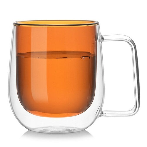 Multi-color Modern Glass Mugs (2 different styles)