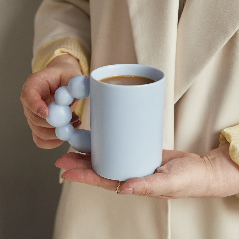 Modern Ceramic Creative Coffee Cup With Saucer