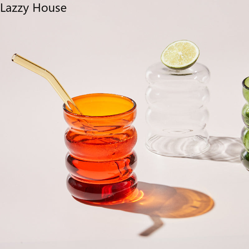 Modern Colored Glass Tumblers