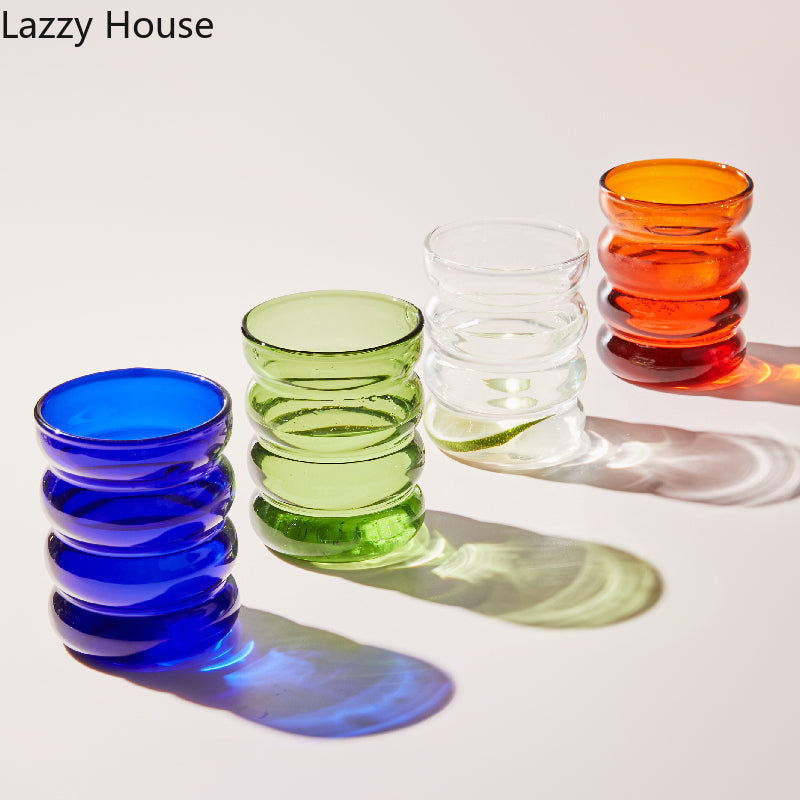 Modern Colored Glass Tumblers