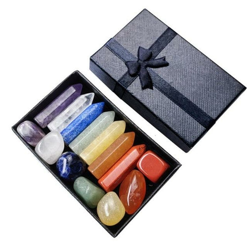 Small Crystal Box Set - Natural Gemstones for Chakras