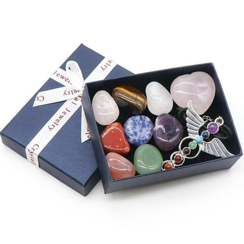 Small Crystal Box Set - Natural Gemstones for Chakras