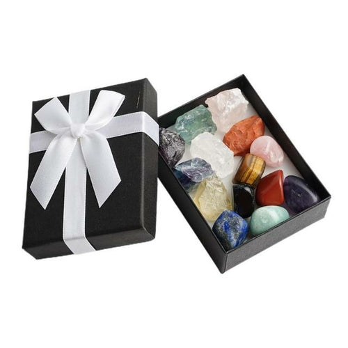 Small Crystal Box Set - Natural Gemstones for Chakras