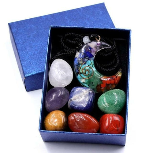 Small Crystal Box Set - Natural Gemstones for Chakras