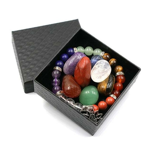 Small Crystal Box Set - Natural Gemstones for Chakras