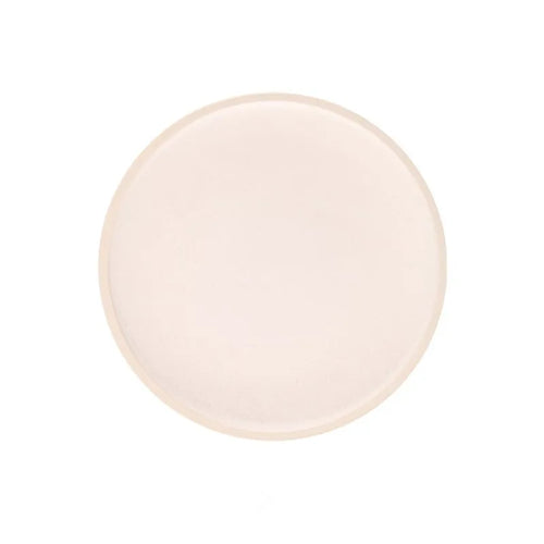 Modern Glazed Dinner Plates with Tan Rim (Sold Separately)