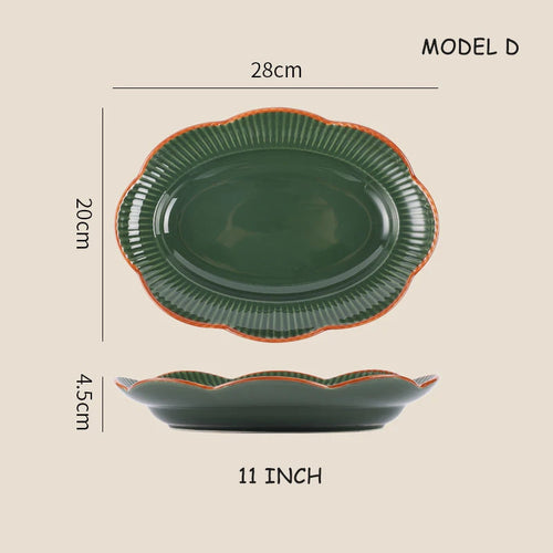 Modern Luxurious Ceramic Dish Set (Sold Separately)