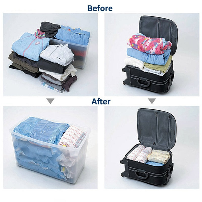 New Clothes Compression Storage Bags - Hand Rolling