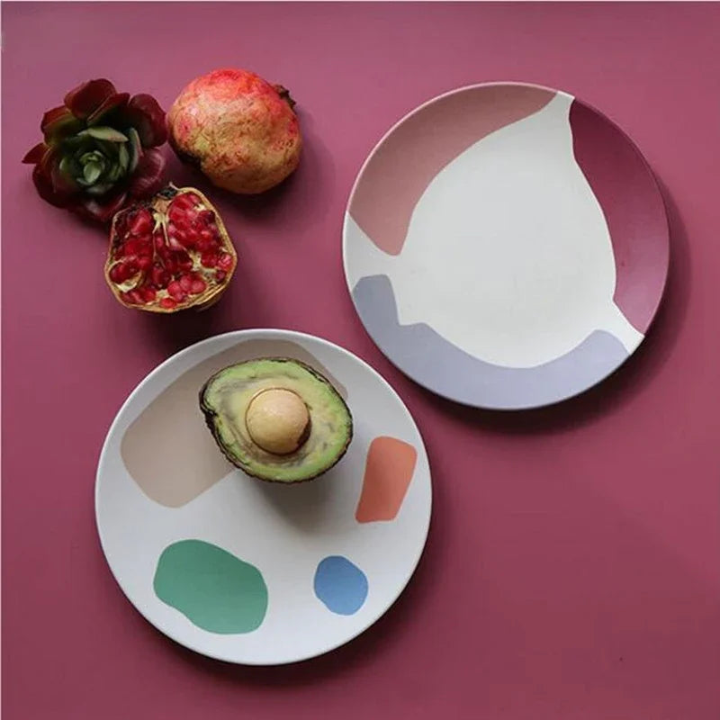 Hand-painted Modern Dishes (Sold Seperately)