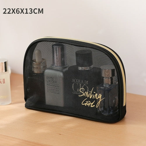 Transparent Mesh Makeup Case Organizers