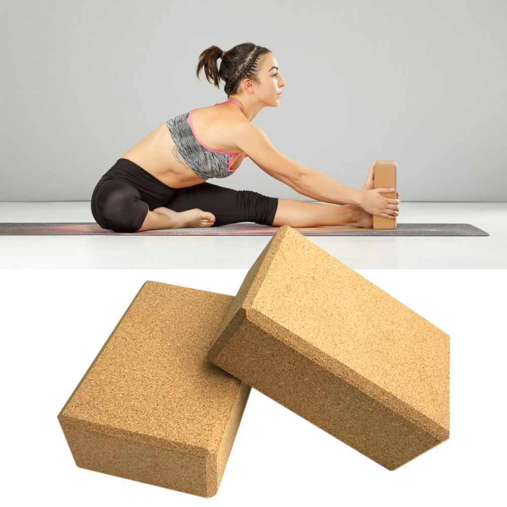 Cork Yoga Blocks & Yoga Strap
